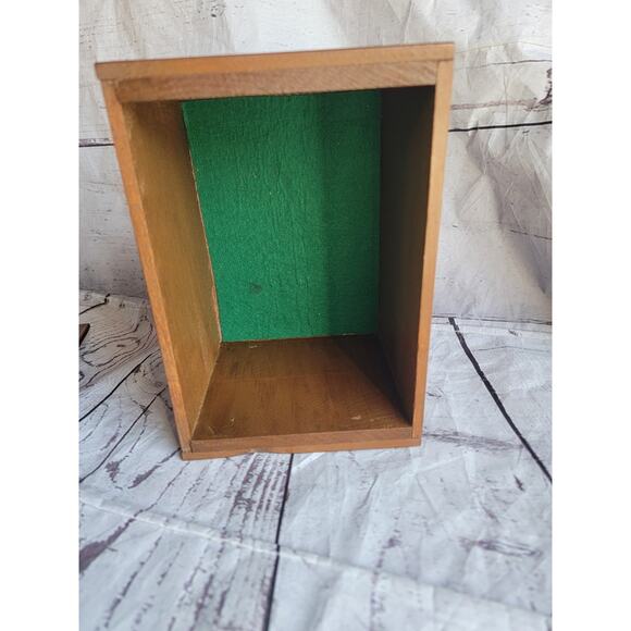 Vintage Hand Painted Wooden Thanksgiving Folk Art Box 8x5.2x5.2in - Picture 5 of 12